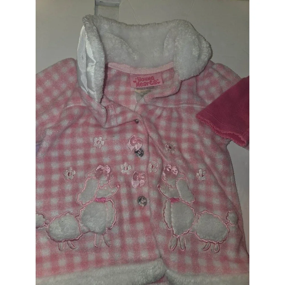 Baby Girl 3-6 Months Clothing Lot 6 Pieces Including Hello Kitty Hoodie